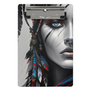 Stammeskrieger Mini Klemmbrett