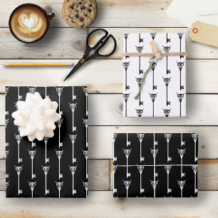 Stammeskugel Skelettschlüssel Geschenkpapier Set