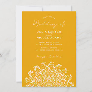 Stammeskultur-Landeskultur-Krest-Mandala-Hochzeit Einladung