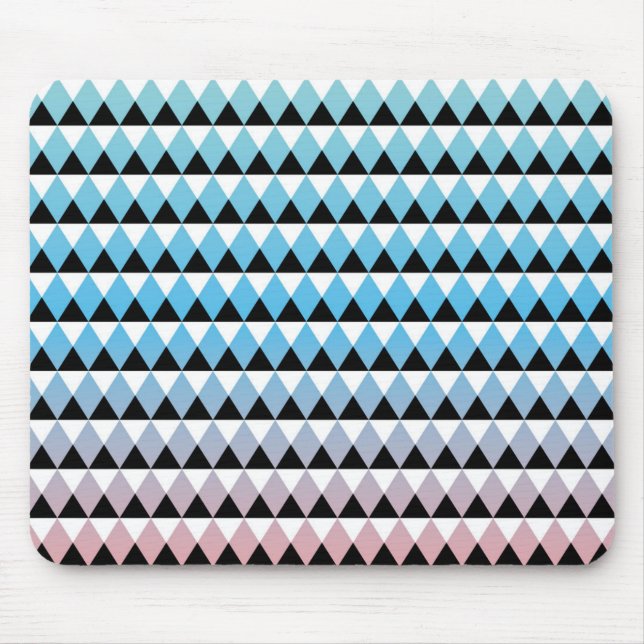 Stammesmuster Azteken Ombre Mousepad (Vorne)