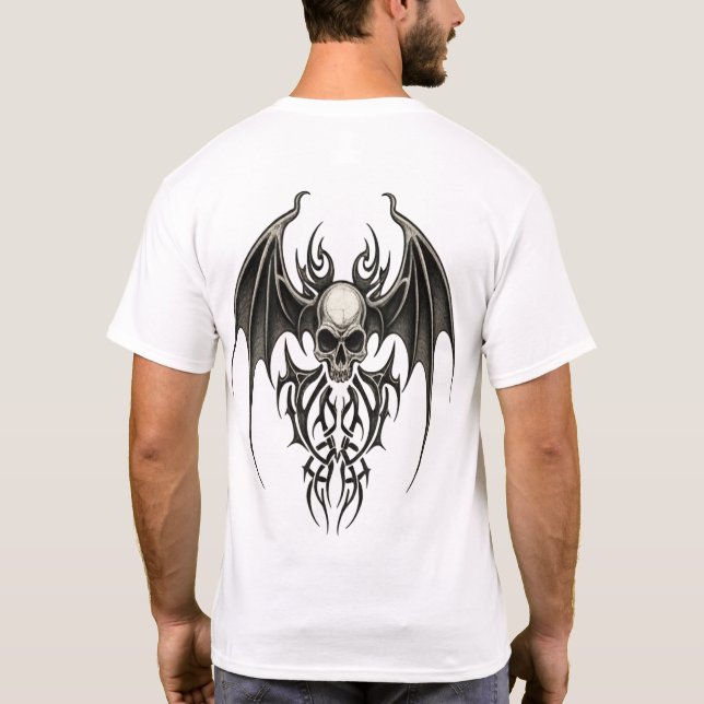 Stammesschutz-Schädel T-Shirt (Rückseite)