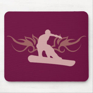 Stammessnowboarden. Mousepad