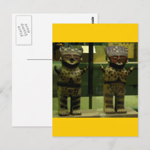 Stammesstatuen Postkarte