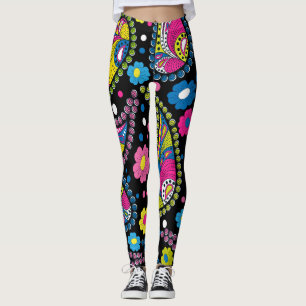 Stammeständchen, nahtlos ethnisches Muster. Leggings