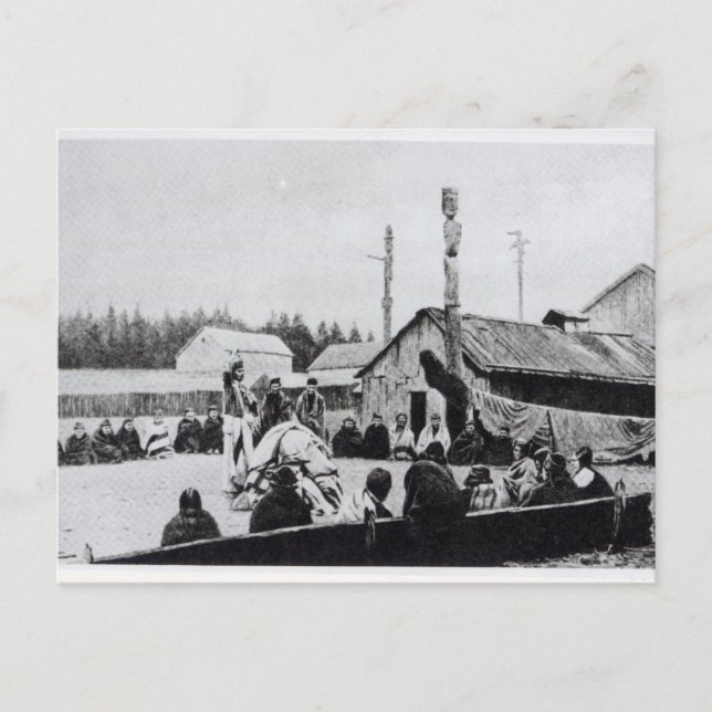 Stammesversammlung Postkarte (Vorderseite)