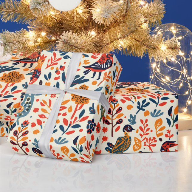 Stammesvolk-Muster-Geschenkverpackung Lebendiges e Geschenkpapier (Feiertage)