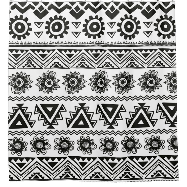 Stammesvölker Duschvorhang (Vorderseite)