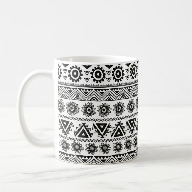 Stammesvölker Kaffeetasse (Links)