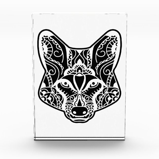 Stammeswolf Fotoblock (Vorderseite)