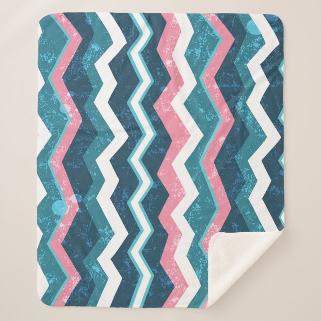 Stammeszugehörigkeit, nahtloses Muster Sherpadecke (Vorderseite)