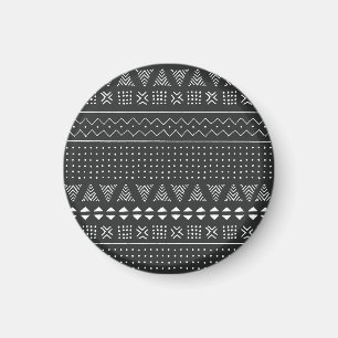 Stammeszugehörigkeit: Schwarz-weißes Muster. Magnet
