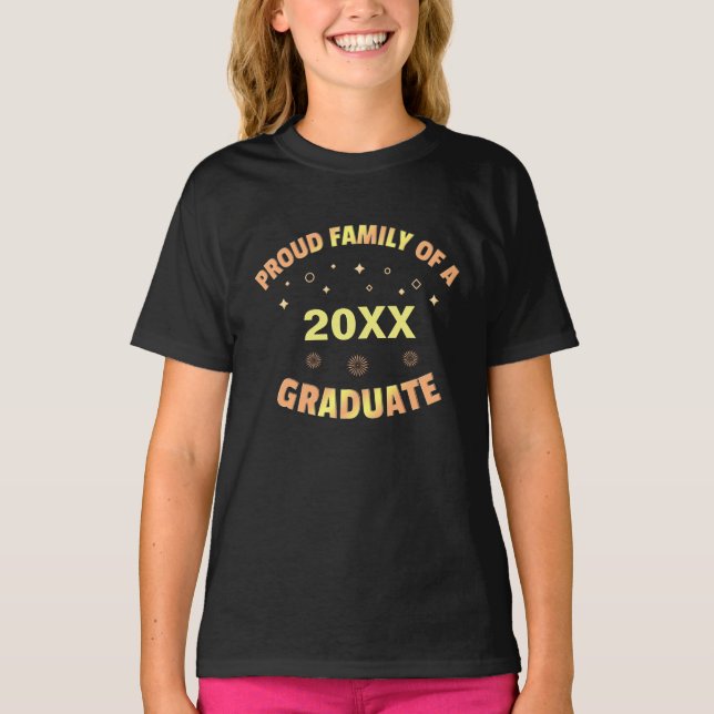Stammfamilie eines 2022-Absolventen Geschlossen T-Shirt (Vorderseite)