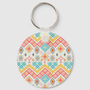 Stammkunst: boho geometrischer Druck. Schlüsselanhänger