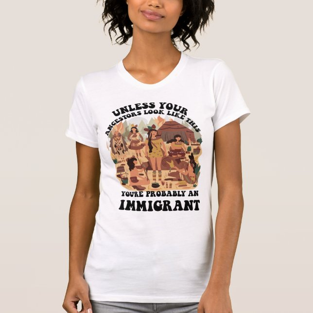 Stammlager des Amerikanischen Ureinwohners T-Shirt (Vorderseite)
