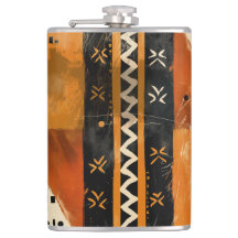 Stammmotive in Schwarz- und Erdtönen