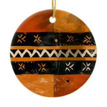 Stammmotive in Schwarz- und Erdtönen