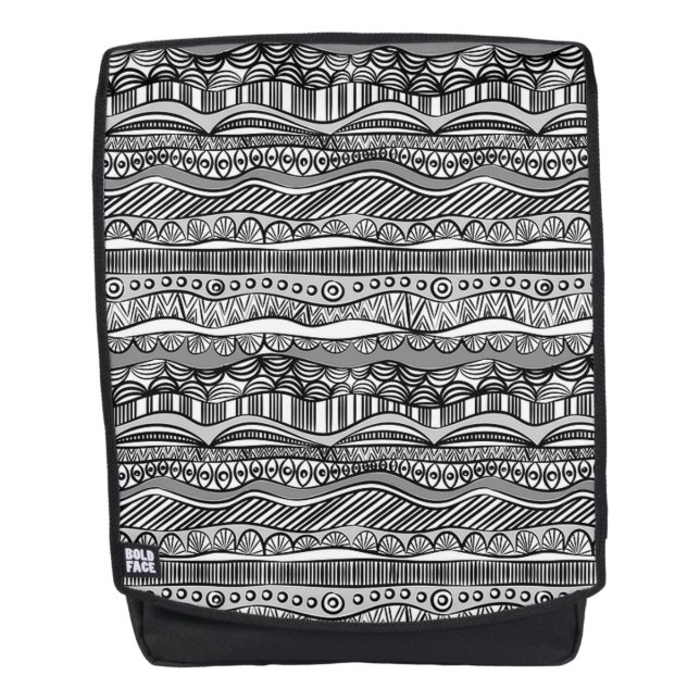 Stammmuster Rucksack (Vorderseite)