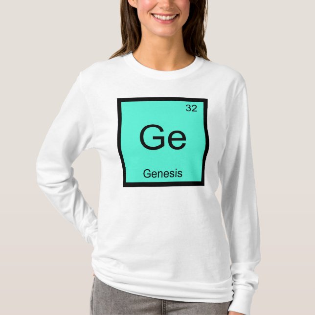 Stammname Chemisches Element Periodische Tabelle T-Shirt (Vorderseite)