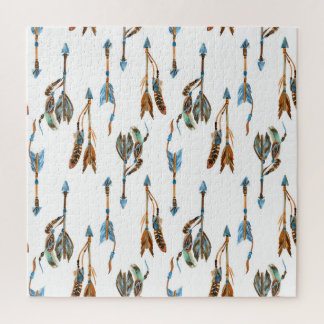 Stammpfeile: Vintage Aquarellbilder. Puzzle