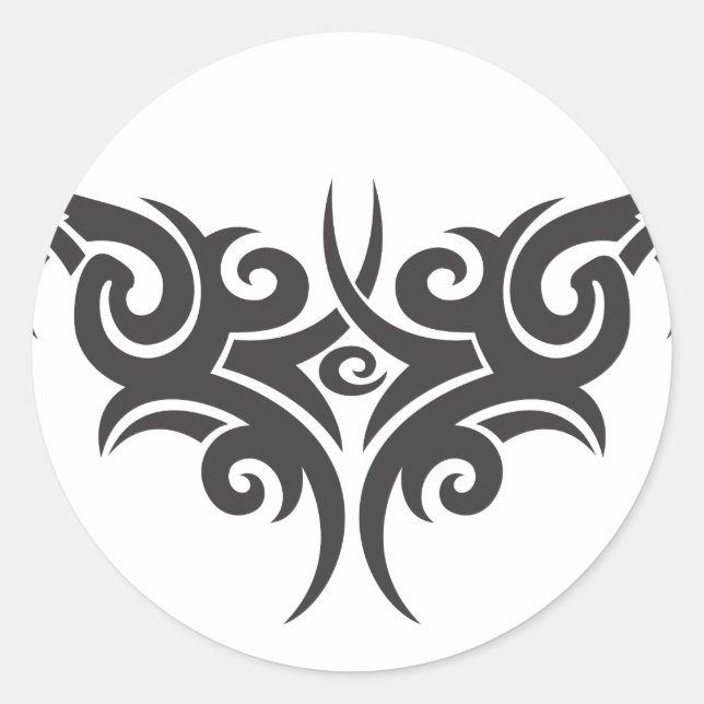 Stammvektor-Clipart-5 Runder Aufkleber (Vorderseite)