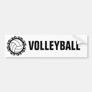 Stammvolleyball Autoaufkleber