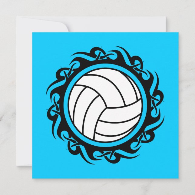 Stammvolleyball Einladung (Vorderseite)