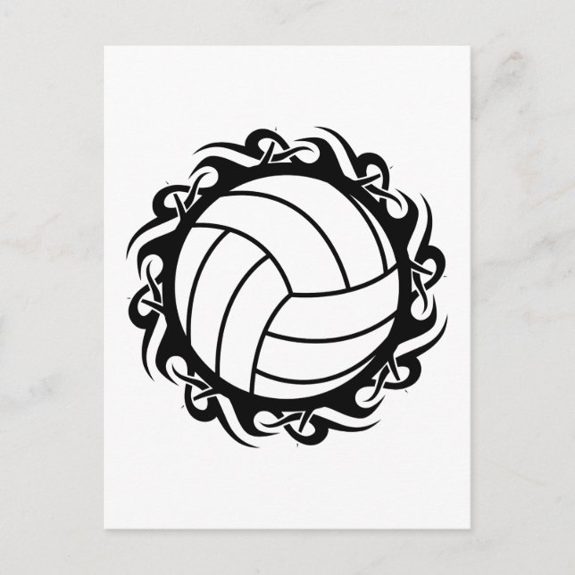 Stammvolleyball Postkarte (Vorderseite)