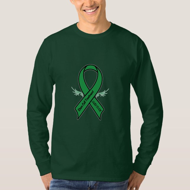 Stammzelle-Überlebend-Bewusstseins-Band T-Shirt (Vorderseite)
