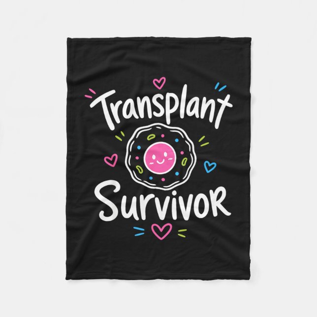 Stammzellentransplantat-Überlebender  Fleecedecke (Vorderseite)