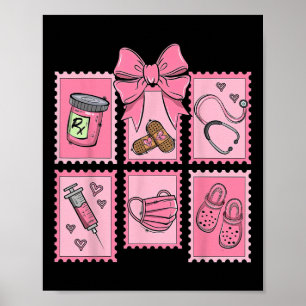 Stamp Bow Apotheke Pille Cpht Apotheker Techniker Poster