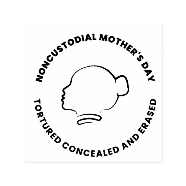 Stamp For Noncustodial Mothers Permastempel (Design)