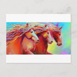 Stamplegemälde Postkarte