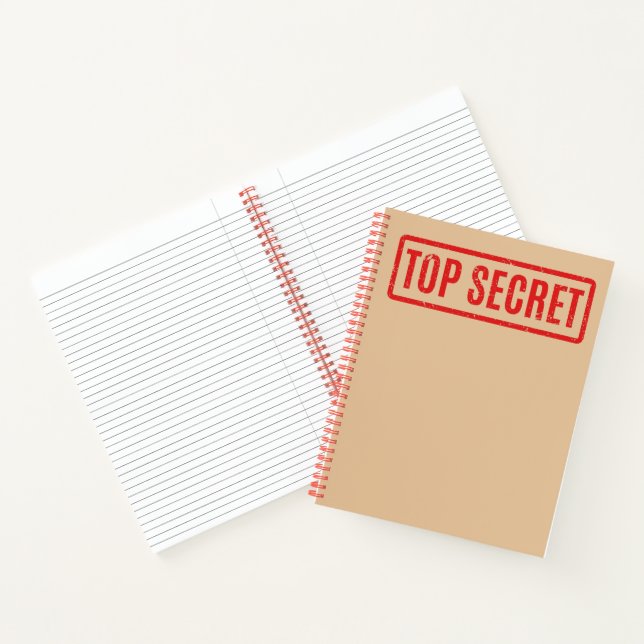 Stamps Top Secret Notebook Notizbuch (Innenseite)