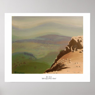 Stan Levine's Cliff's Edge of Mt. Diablo Print Poster