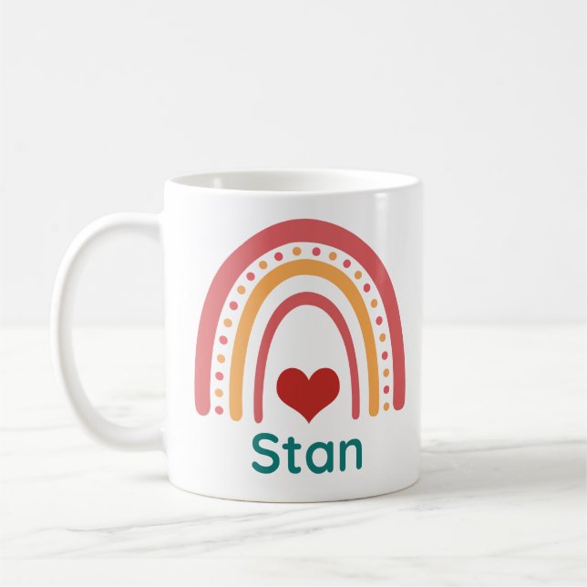 Stan Vintag Boho Rainbow Kaffeetasse (Links)