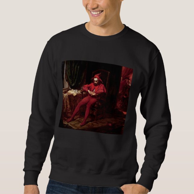 Stanczyk Gemälde des polnischen Künstlers Jan Mate Sweatshirt (Vorderseite)