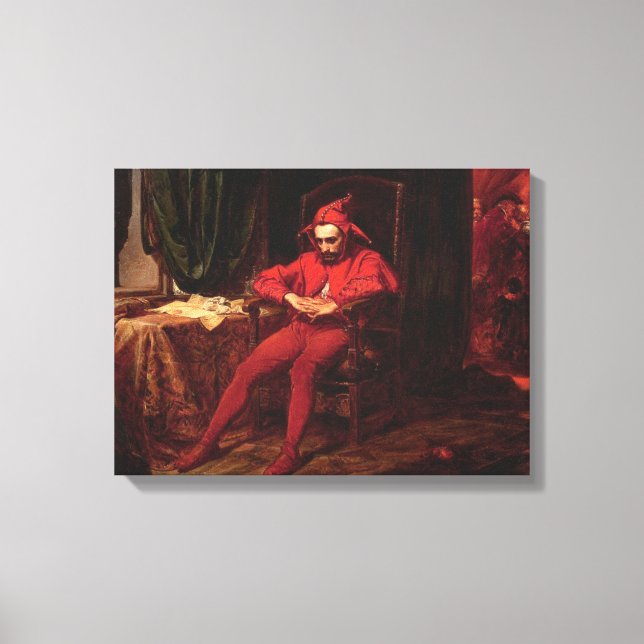 Stańczyk von Jan Matejko Leinwanddruck (Vorderseite)