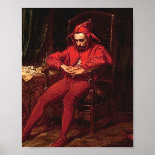 Stańczyk von Jan Matejko Poster (Vorne)