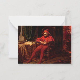 Stanczyk während eines Balls am Court of Queen Bon Mitteilungskarte