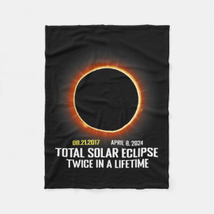 Stand 2024 Gesamt Solar Eclipse Männer Frauen Boy Fleecedecke