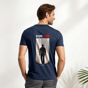 Stand Alone Alpha-Männchen-T-Shirt Einzelgänger T-Shirt