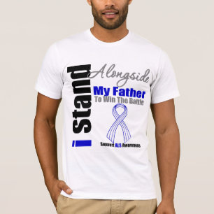 Stand ALS I neben meinem Vater T-Shirt