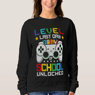 Stand am letzten Schultag: Ungeschlossener Lehrer Sweatshirt