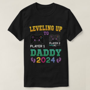 Stand bis Daddy 2024, Gamer New Father 2024 T-Shirt