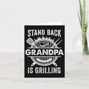 Stand Ck Opa Grillt Funny Grillen Vathday Karte
