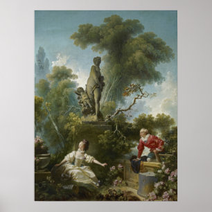 Stand der Liebe: Der Rendezvous von Fragonard Poster