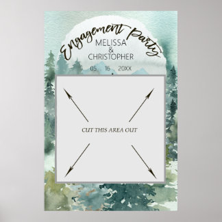 Stand des Forest Wonder Rustikal Engagement Party  Poster