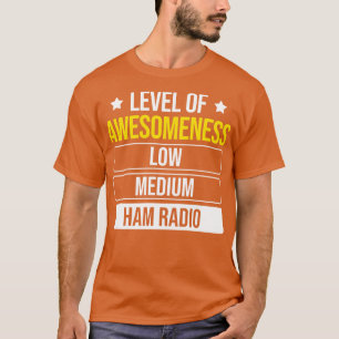 Stand des Funkgeräts der Wahnsinn-Ham T-Shirt