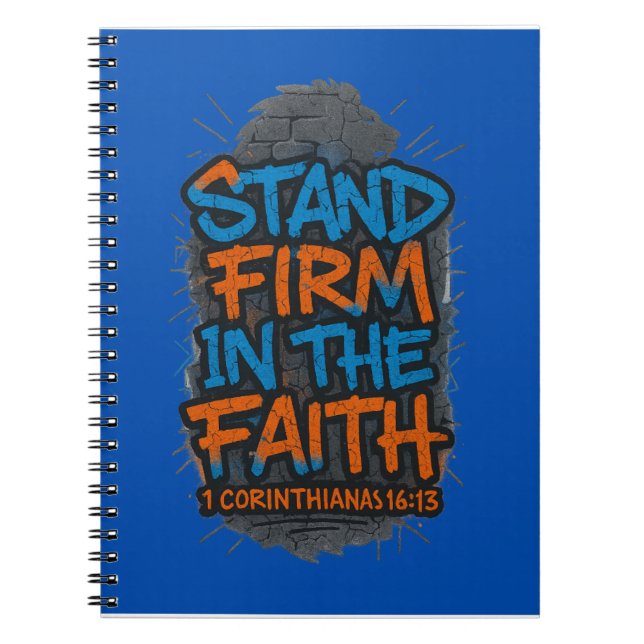 "Stand Firm" - 1 Korinther 16:13 Notizblock (Vorderseite)