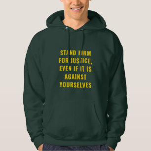 Stand Firm for Justice Hoodie Pro-Palästina